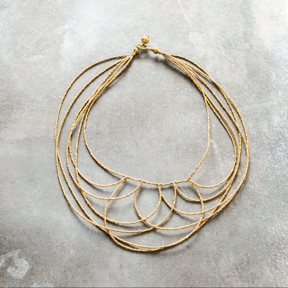 Magnolia | Multi-tiered Beaded Necklace